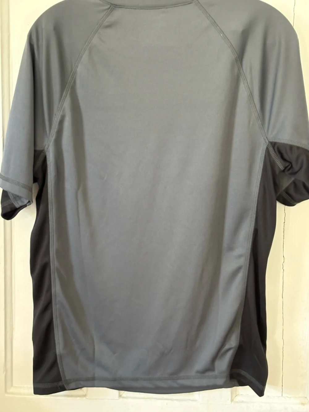 Kanu Surf Charcoal Athletic Tee Short Sleeve Rashguard Swim Beach
